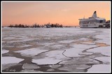 Frozen ship - Helsinki (Finland)