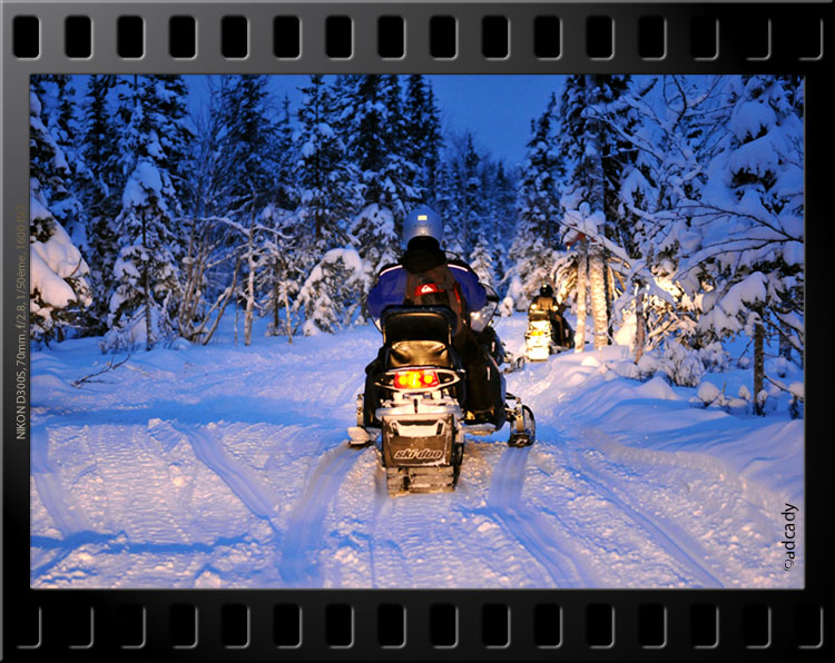 snowmobile lapland finland